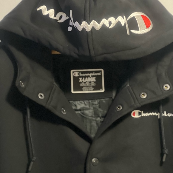 New! CHAMPION Long Winter Stadium Fleece Jacket Sizes Available in all sizes. - Picture 2 of 9